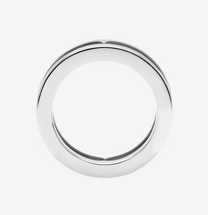[Baslove]ZERO 1 ONE-BAND MIT DURCHBROCHENEM LOGO-SPIRALRING