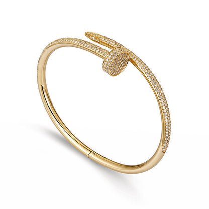 [Baslove]JUSTE ブレスレット 3.5MM オールダイヤモンド