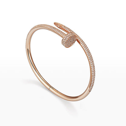 [Baslove]JUSTE ブレスレット 3.5MM オールダイヤモンド
