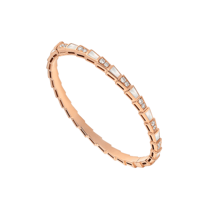 [Baslove]SERPENTI ARMBAND ROSGOLD MOP DIAMANT 