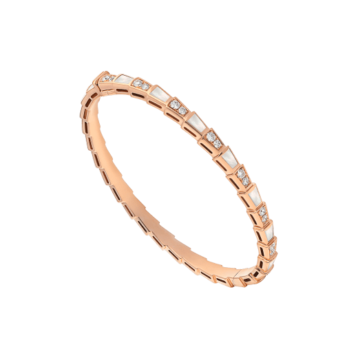 [Baslove]SERPENTI ARMBAND ROSGOLD MOP DIAMANT 