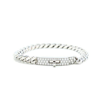 [Baslove]KELLY KETTE SILBER DIAMANT ARMBAND