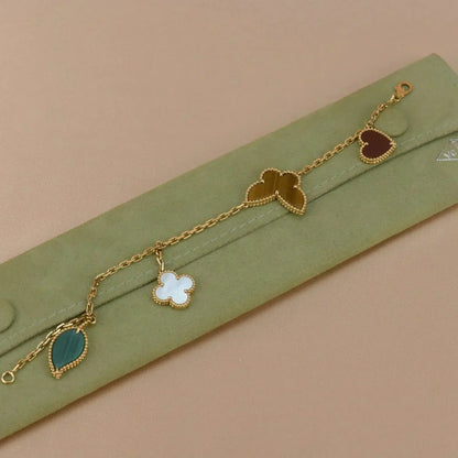 [Baslove] GOLDARMBAND „LUCKY SPRING 5“