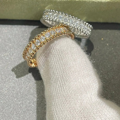 [Baslove] PERLEE DIAMANT SILBERRING