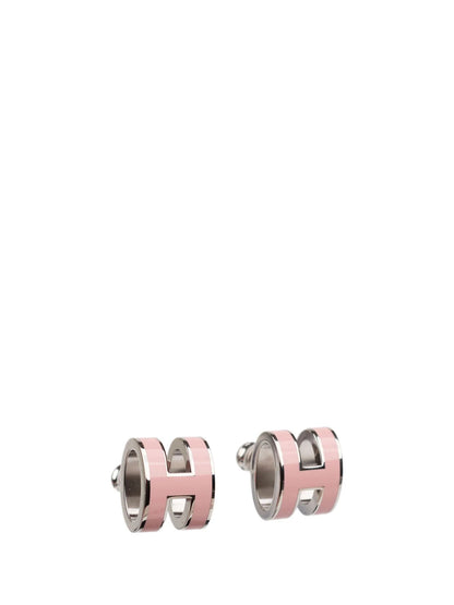 [Baslove] MINI POP H SILBER OHRRINGE ROSA