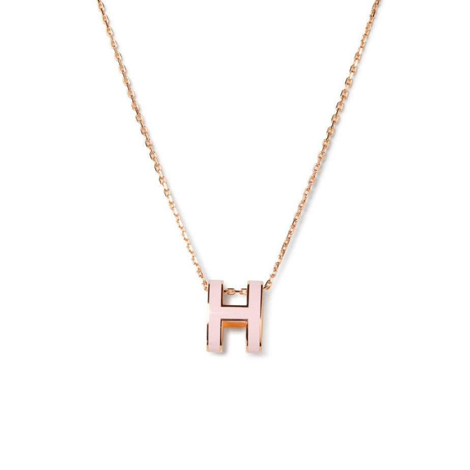 [Baslove] POP ​​H ANHÄNGER ROSA GOLD