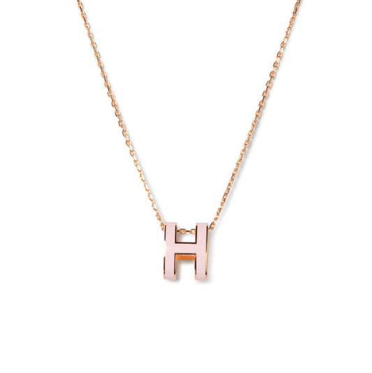 [Baslove] POP ​​H ANHÄNGER ROSA GOLD
