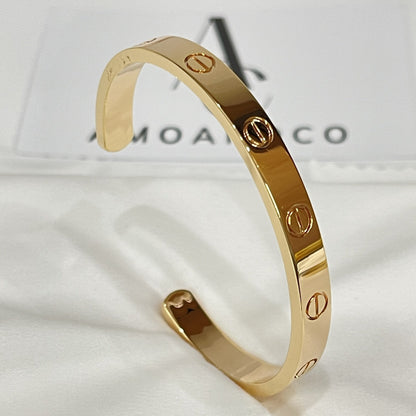 [Baslove]ラブブレスレット 6.1MM オープンカフ