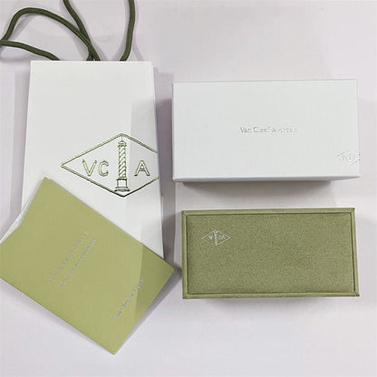 [Violet JW]VA CLOVER BRACELET NECKLACE RING BOX GIFT BAG