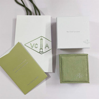 [Violet JW]VA CLOVER BRACELET NECKLACE RING BOX GIFT BAG
