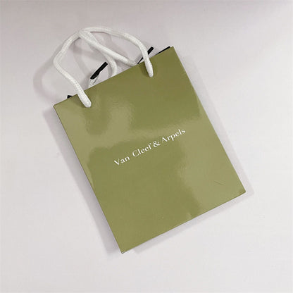 [Violet JW]VA CLOVER BRACELET NECKLACE RING BOX GIFT BAG