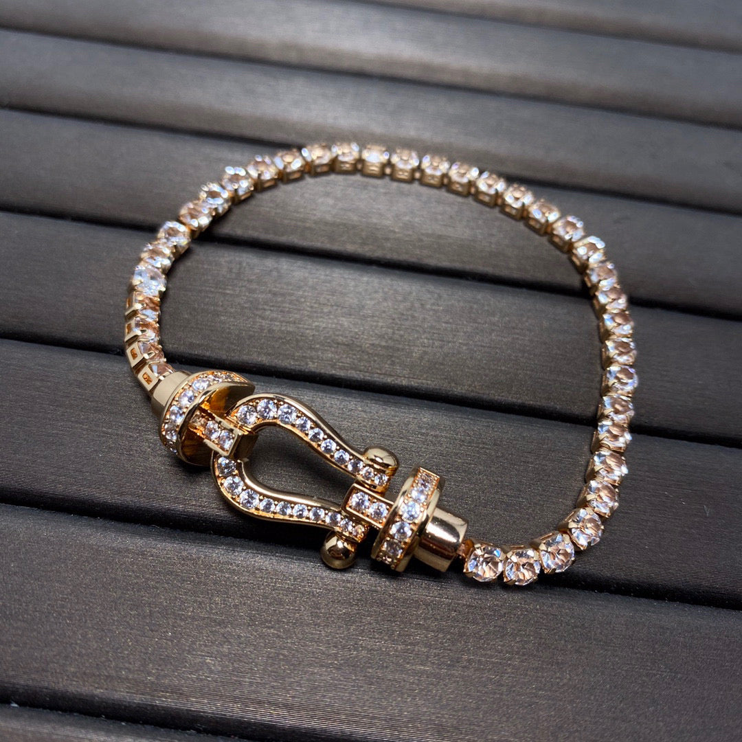 [Baslove]FORCE HORSESHOE DIAMOND TENNISARMBAND