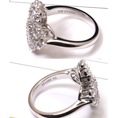 [Baslove]LOOP RING VOLLMOTIV DIAMANT 16MM SILBER