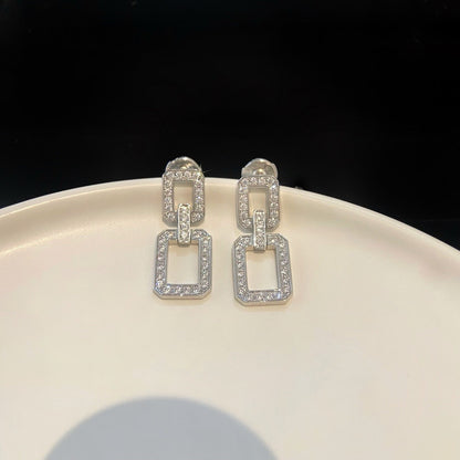 [Baslove]LINKS MITTLERE OHRRINGE DIAMANT