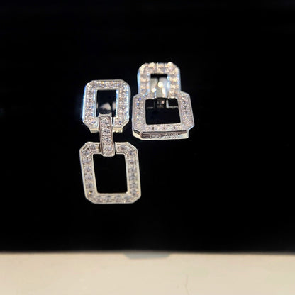 [Baslove]LINKS MITTLERE OHRRINGE DIAMANT