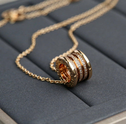 [Baslove]ZERO 1 ROSGOLD DIAMANT HALSKETTE
