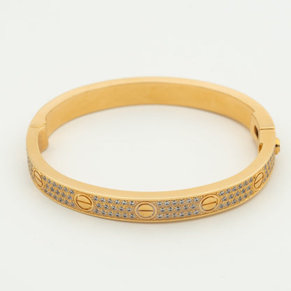 [Baslove]ラブブレスレット 6.1MM ダイヤモンドパヴェ