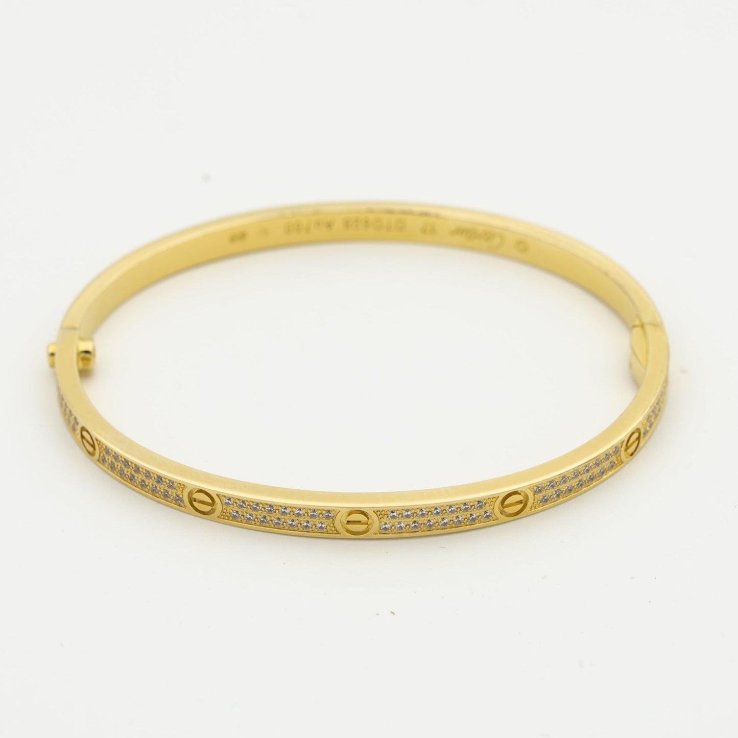 [Baslove] LIEBE ARMBAND 3,65 MM MIT DIAMANTEN