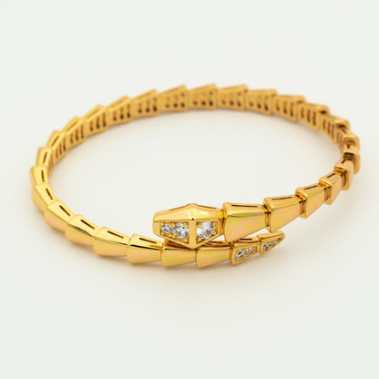 [Baslove]SERPENTI ARMBAND DIAMANTEN ROSGOLD
