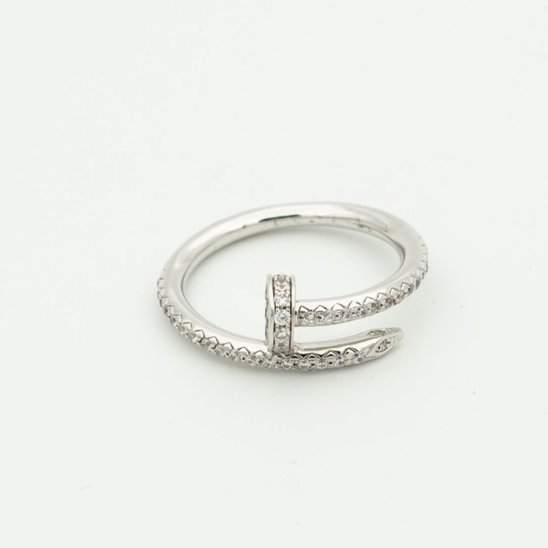 [Baslove]JUSTE リング 1.8MM シルバー ダイヤモンド