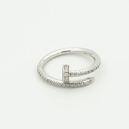 [Baslove]JUSTE リング 1.8MM シルバー ダイヤモンド