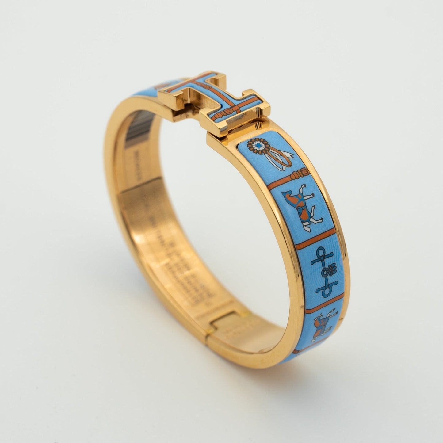 [Baslove]H ROSA GOLD ARMBAND BLAU KERAMIK