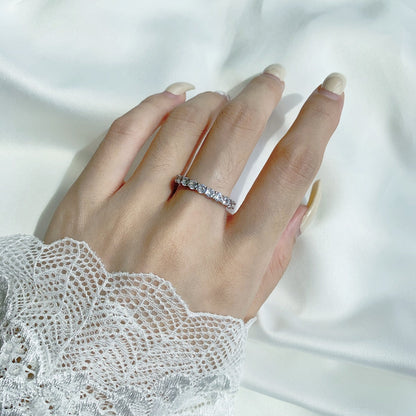 [Violet JW]Sparkling Round Cut Tennis Ring