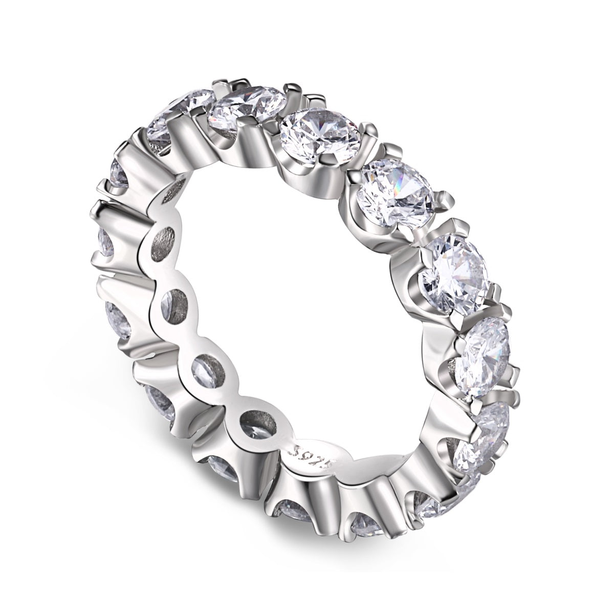 [Violet JW]Eternity Round Cut Tennis Ring
