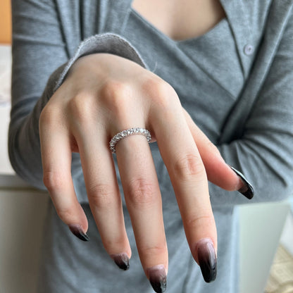 [Violet JW]Sparkling Round Cut Tennis Ring