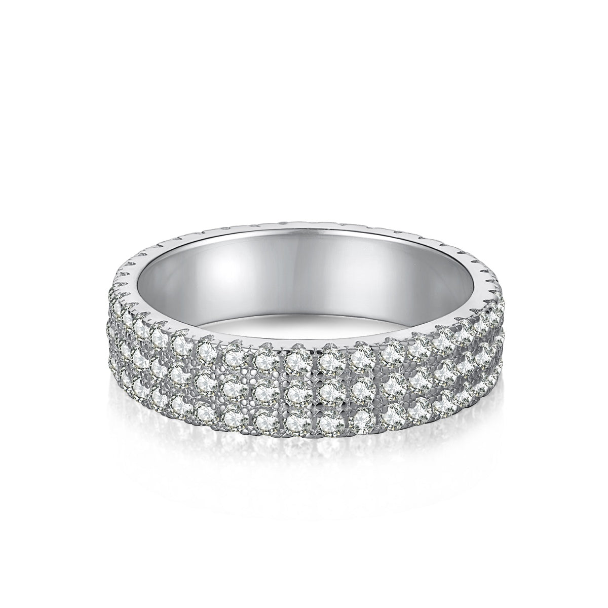[Violet JW]Dainty Round Cut Tennis Ring