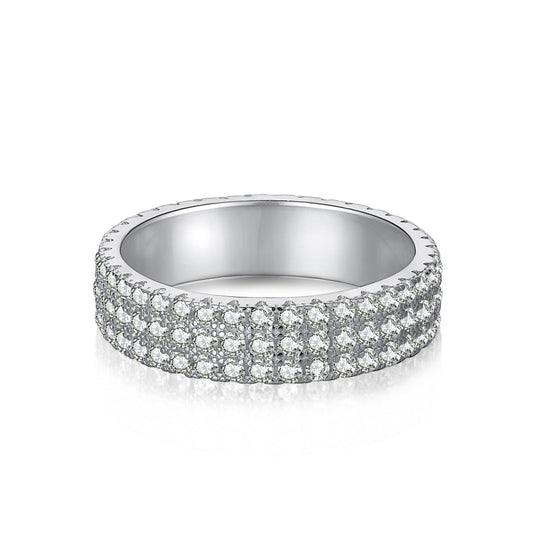 [Violet JW]Dainty Round Cut Tennis Ring