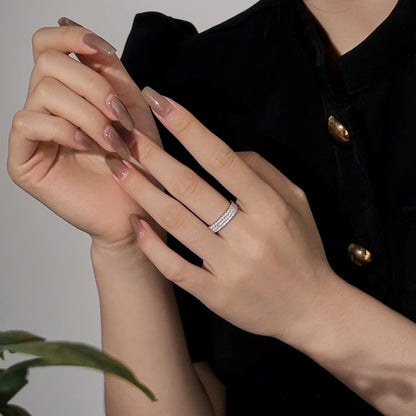 [Violet JW]Dainty Round Cut Tennis Ring
