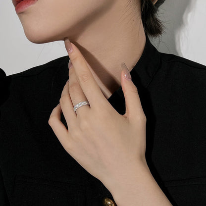 [Violet JW]Dainty Round Cut Tennis Ring