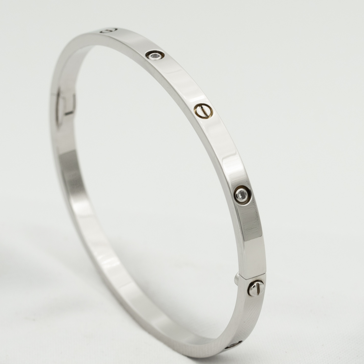 [Baslove] LIEBE ARMBAND 3,65 MM 6 DIAMANTEN