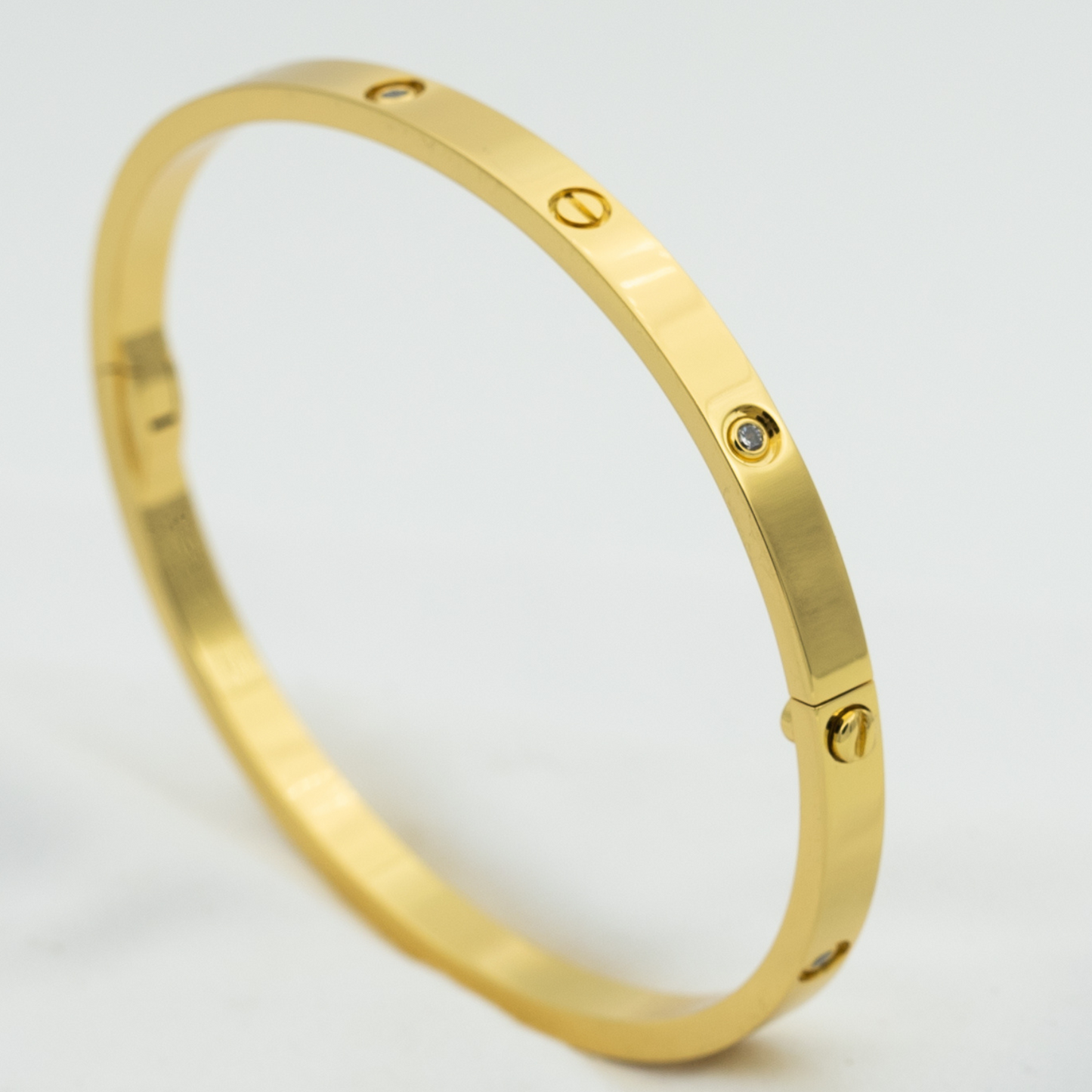 [Baslove] LIEBE ARMBAND 3,65 MM 6 DIAMANTEN