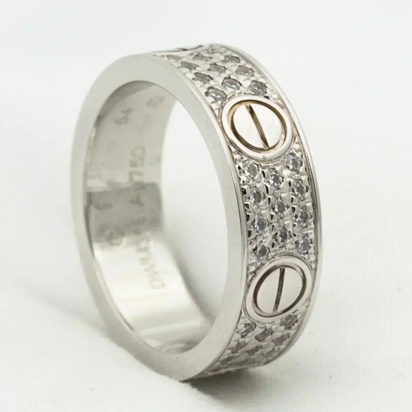 [Baslove] LIEBESRING 5,5 MM MIT DIAMANTEN GEPAPERT