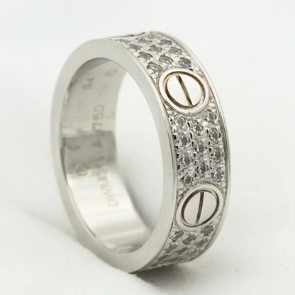 [Baslove] LIEBESRING 5,5 MM MIT DIAMANTEN GEPAPERT