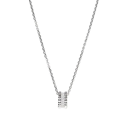 [Baslove]PERLEE DIAMANT HALSKETTE