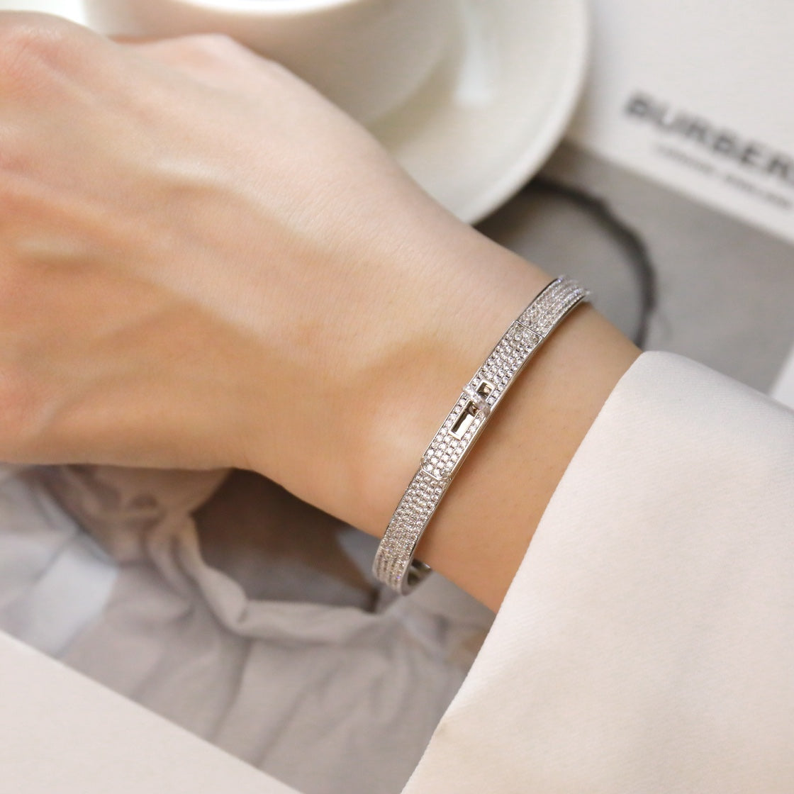 [Baslove]KELLY ARMBAND MIT DIAMANTEN 