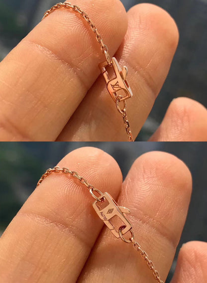[Baslove]BLOSSOM ANHÄNGER ROSGOLD UND DIAMANT