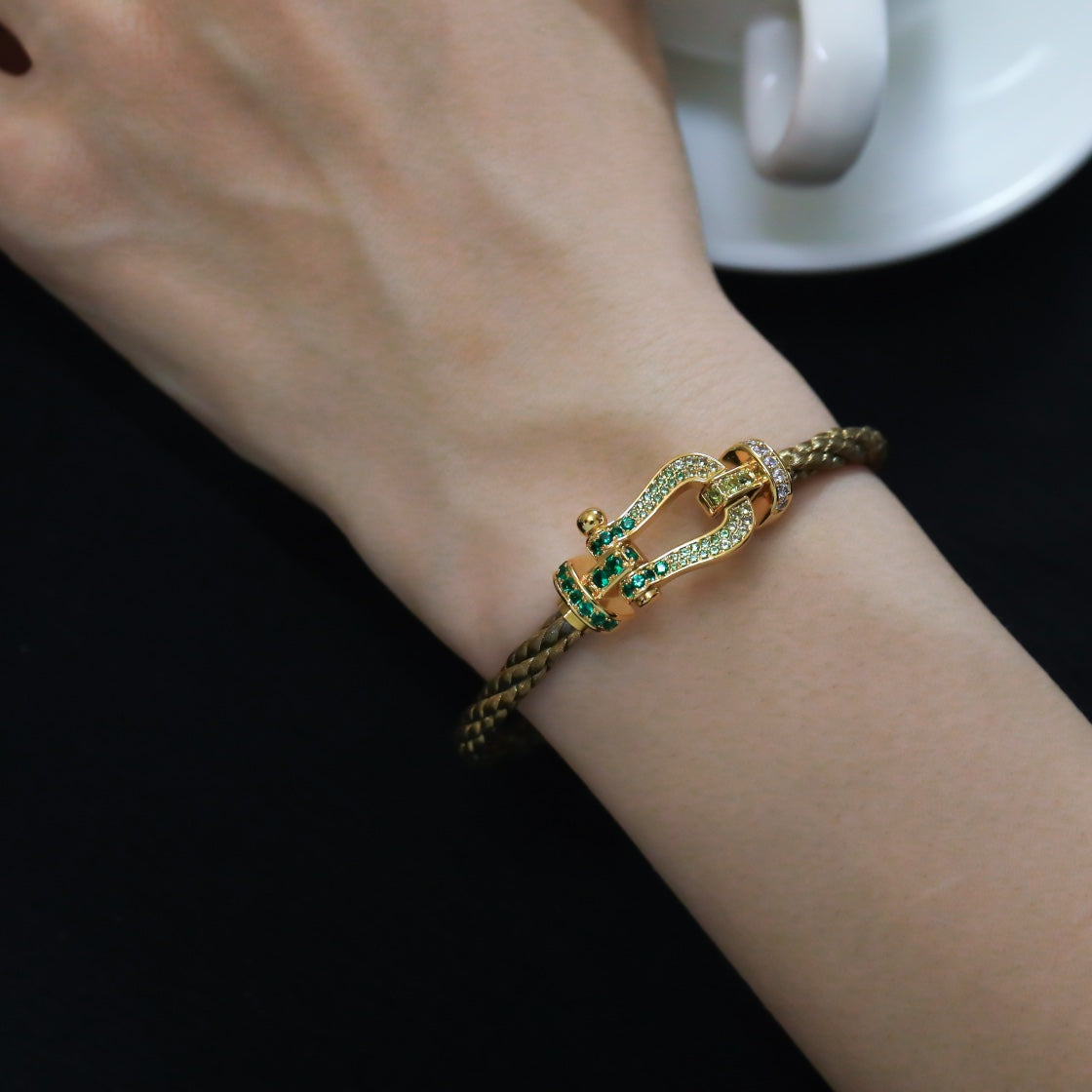 [Baslove]FORCE 10 GOLD GRÜN DIAMANT GEPAPST
