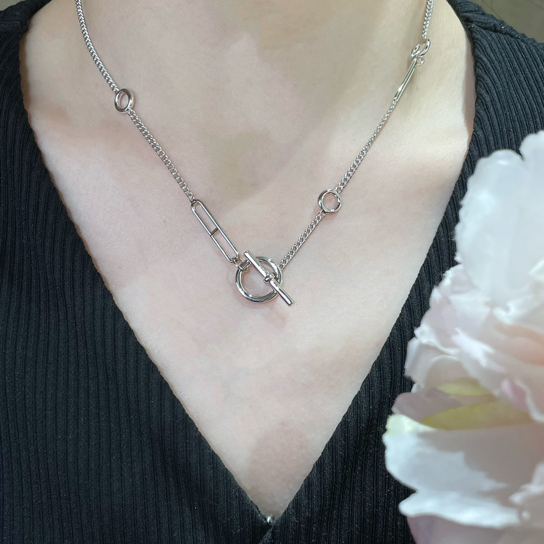 [Baslove]HM STERLING SILBER KETTE D'ANCRE HERZ