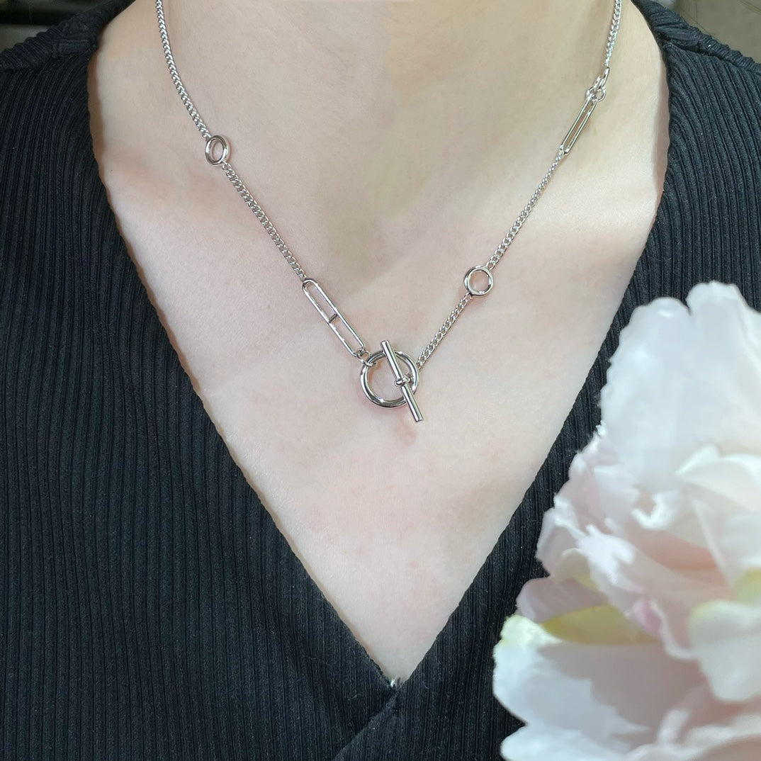 [Baslove]HM STERLING SILBER KETTE D'ANCRE HERZ