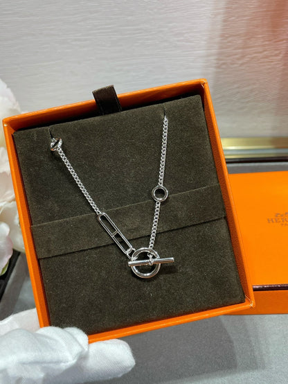 [Baslove]HM STERLING SILBER KETTE D'ANCRE HERZ