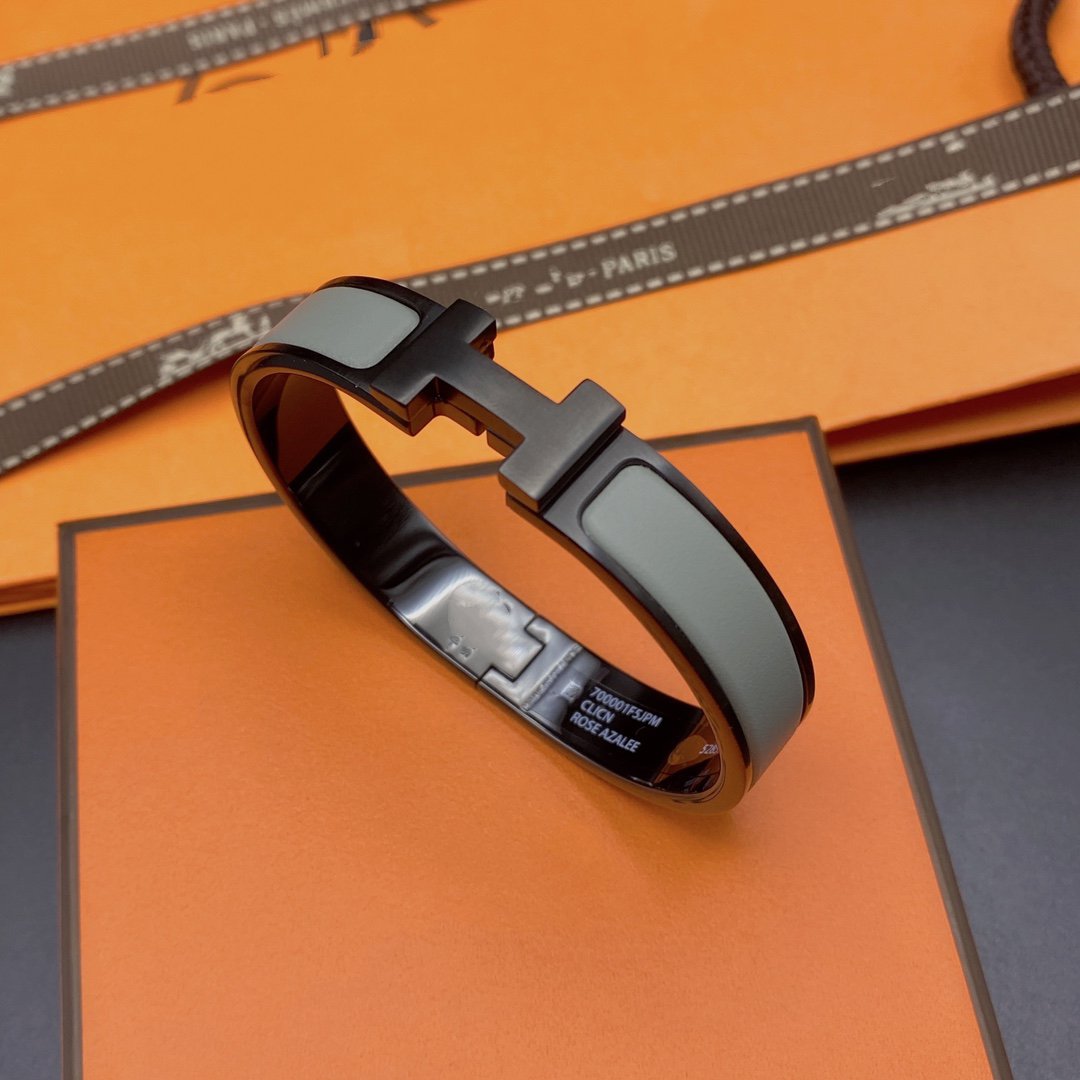 [Violet JW]CLIC HM SO BLACK GREY BRACELET