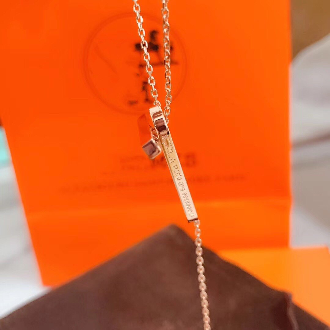 [Baslove]HM HALSKETTE PLATIN ROSÉGOLD DIAMANT