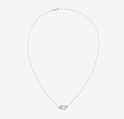 [Baslove]FORCE 10 DIAMANT SILBER HALSKETTE MINI MODELL