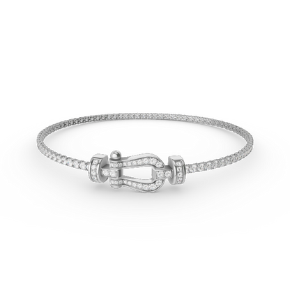 [Baslove]FORCE HORSESHOE DIAMOND TENNISARMBAND
