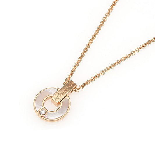 [Baslove]GARI HALSKETTE ROSA GOLD MOP