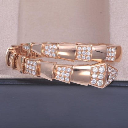 [Baslove]SERPENTI ARMBAND ROTGOLD DIAMANT